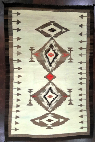 Navajo  Rug with Geometric Desighn