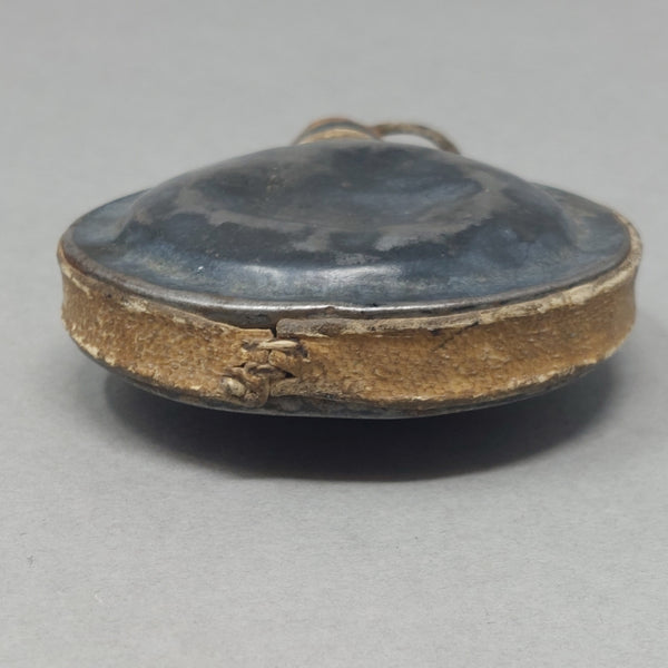 Small Spanish Colonial / Navajo Tin and Leather Canteen