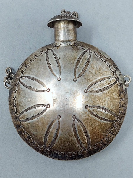 Early Navajo Silver  Canteen