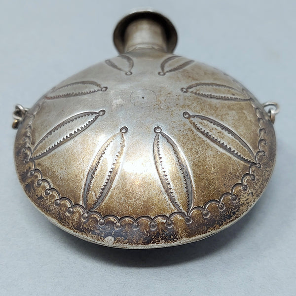 Early Navajo Silver  Canteen