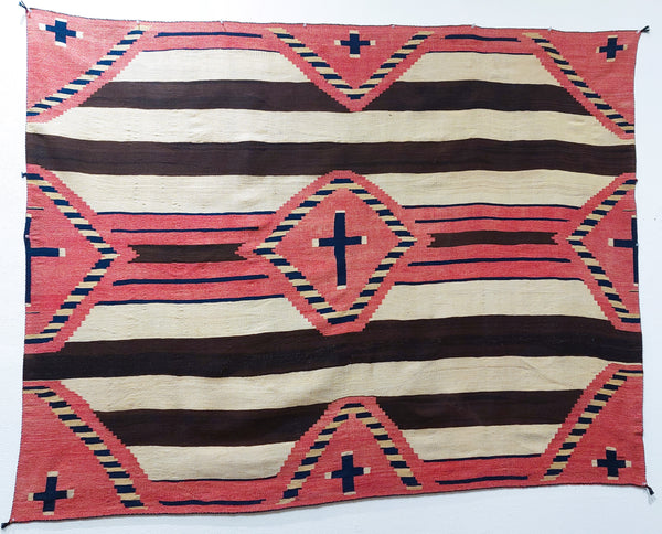 Navajo 3 rd third phase Chiefs Blanket indigo