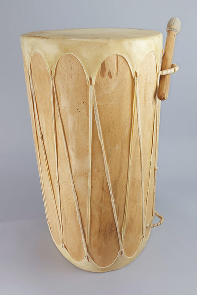 Large Taos drum used in Gallery for Display