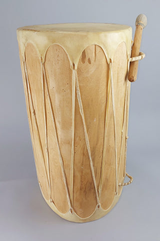 Large Taos drum used in Gallery for Display