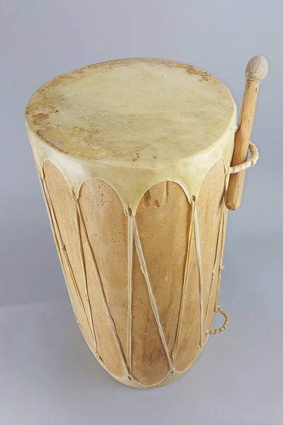 Large Taos drum used in Gallery for Display