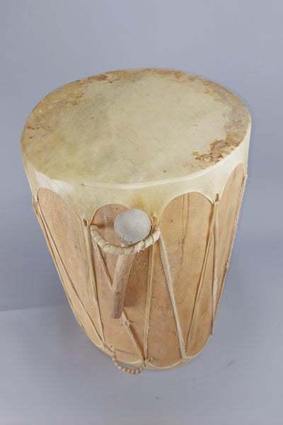 Large Taos drum used in Gallery for Display