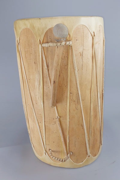 Large Taos drum used in Gallery for Display
