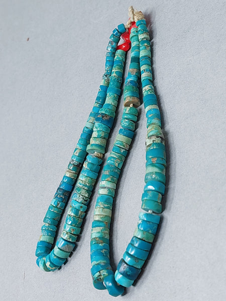Santa Domingo / Pueblo Shell Turquoise JACLA Pendant \ Drop \ Earrings