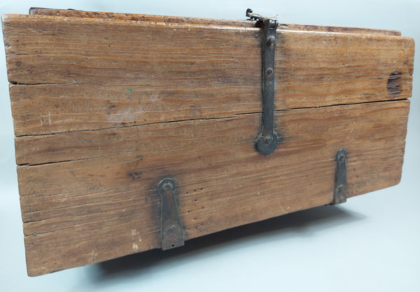 Early Mexico Painted Wooden Box