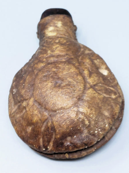Early Small Navajo Leather Canteen