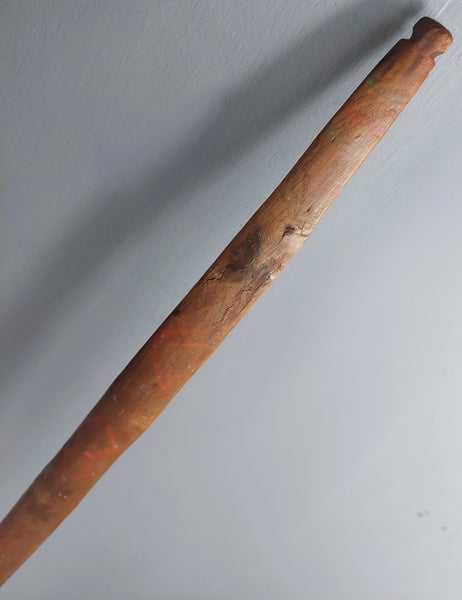 Southwest Native American Bow with Whirling Logs and Thunderbirds