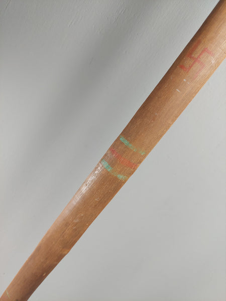 Southwest Native American Bow with Whirling Logs and Thunderbirds
