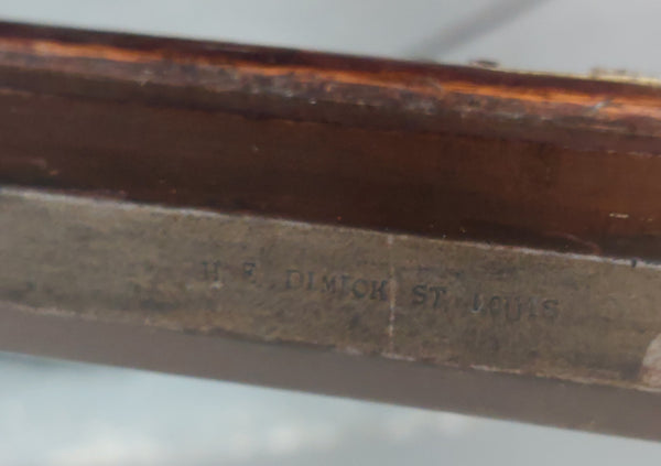 H. E. Demick St. Louis Single Keyed Plains Rifle Percussion Conversion