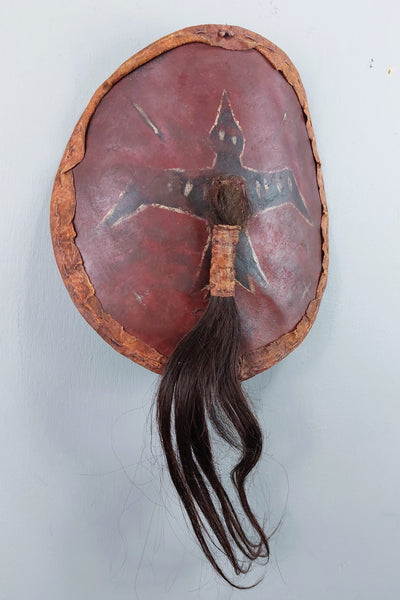 Small Plains  Shield with Thunderbird and Hair Drop