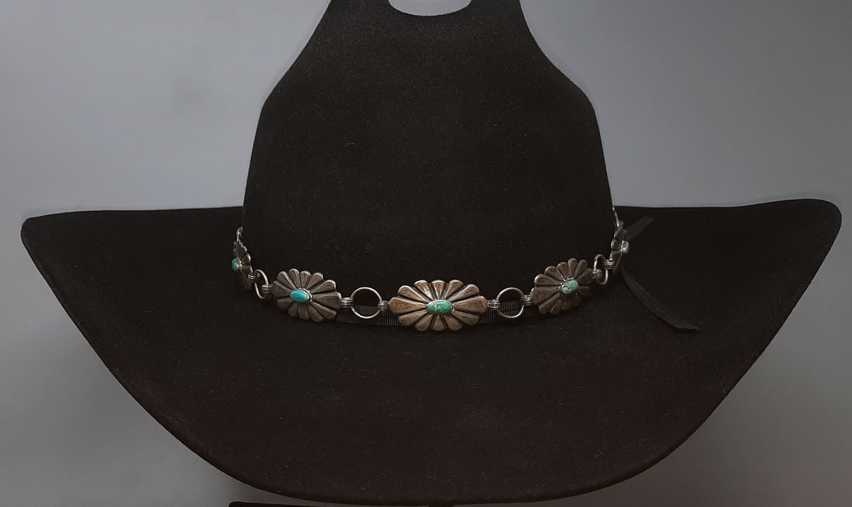 Sterling Silver Turquoise Hat Band – Maufrais-Austin