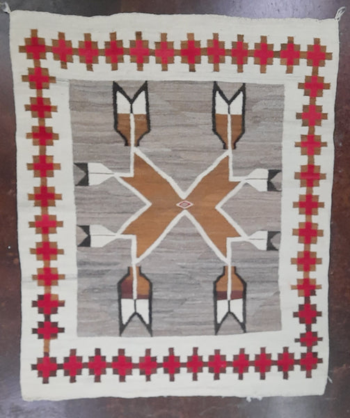 Navajo Rug 52" x 60"