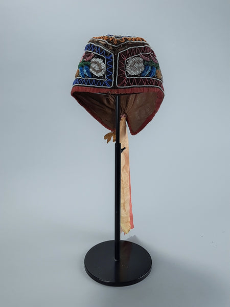 Iroquois Beaded Glengarry style hat / Cap