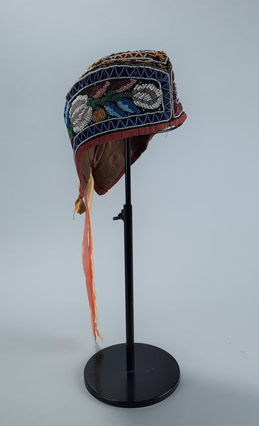 Iroquois Beaded Glengarry style hat / Cap