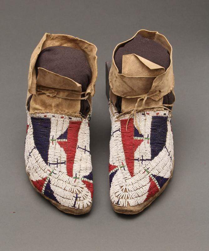 Native American Moccasins, Sioux 1880's