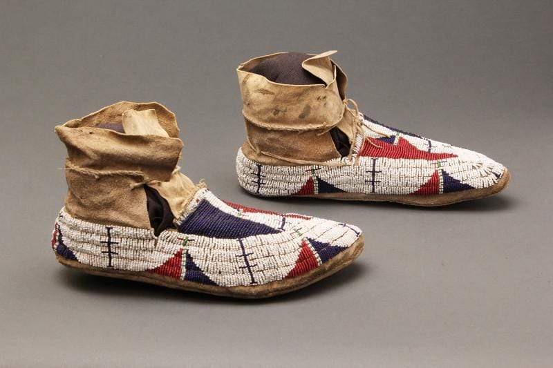Native American Moccasins, Sioux 1880's
