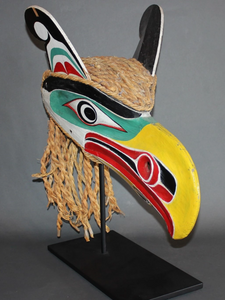 Vintage Kwakiutl Northwest Coast Mask Articulated