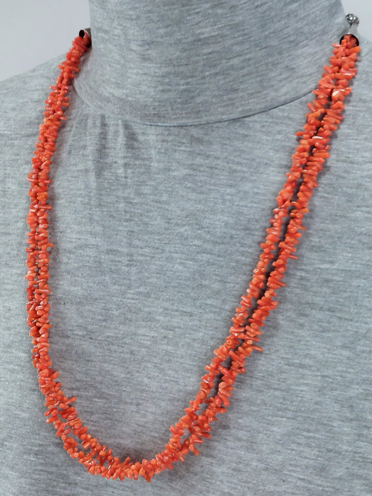 Magnificent necklace with large coral branches. Dazw. Br… | Drouot.com