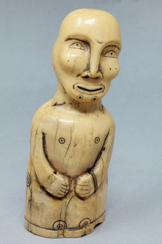 Antique Alaskan Eskimo Effigy Amulet Fetish