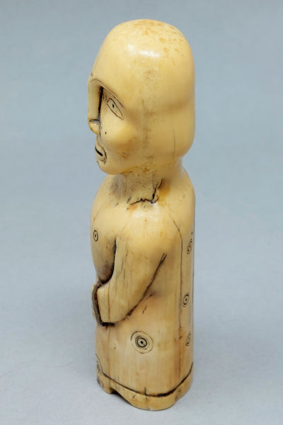 Antique Alaskan Eskimo Effigy Amulet Fetish