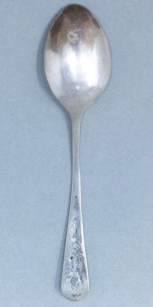 Navajo Antique Silver & Turquoise Demitasse Souvenir Spoon