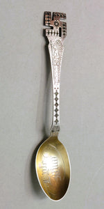 WHIRLING LOG NAVAJO Sterling Silver Souvenir Spoon