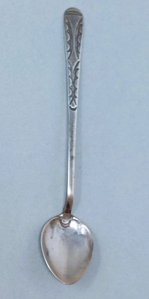 NAVAJO HAND STAMPED STERLING SILVER SOUVENIR SPOON