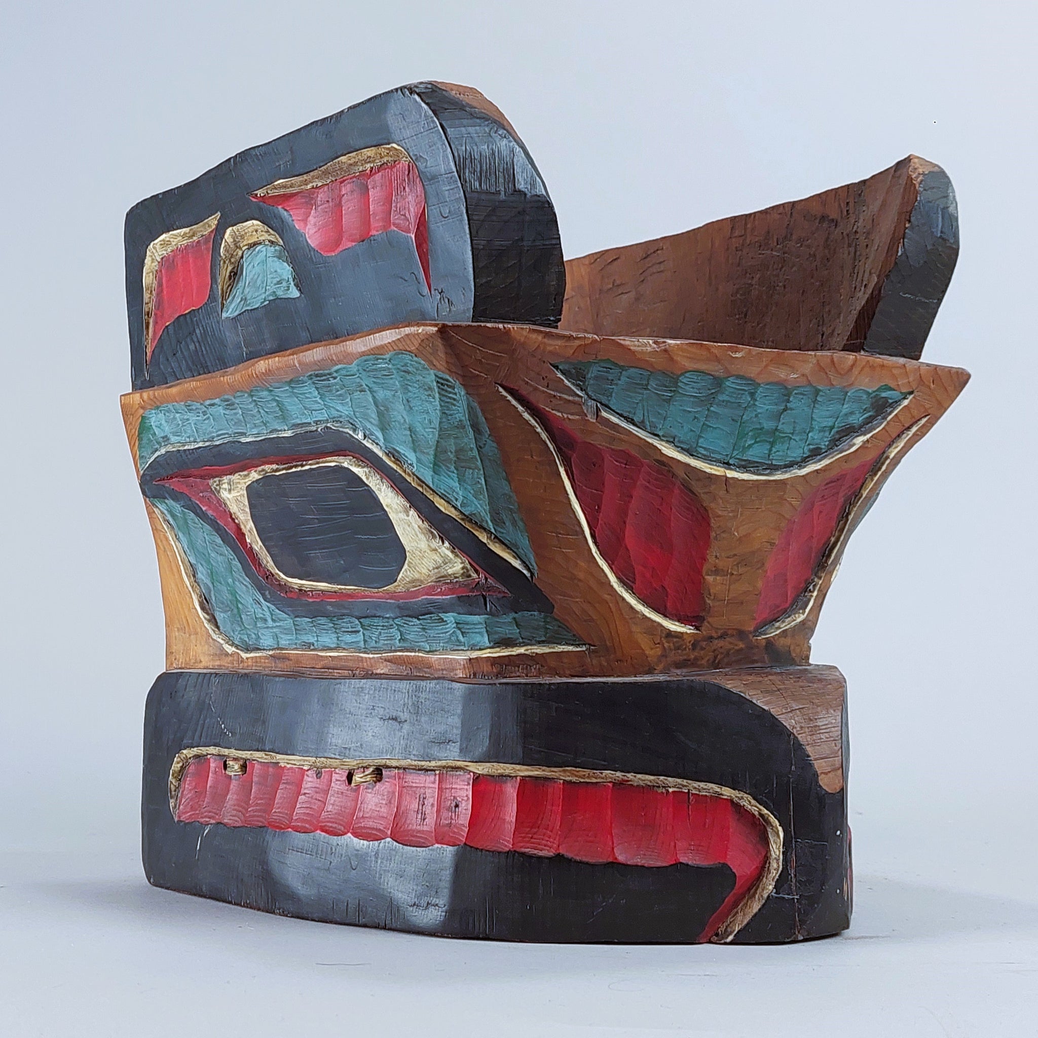 Mayak / Nootka North West Coast( PNW )Mask Headdress