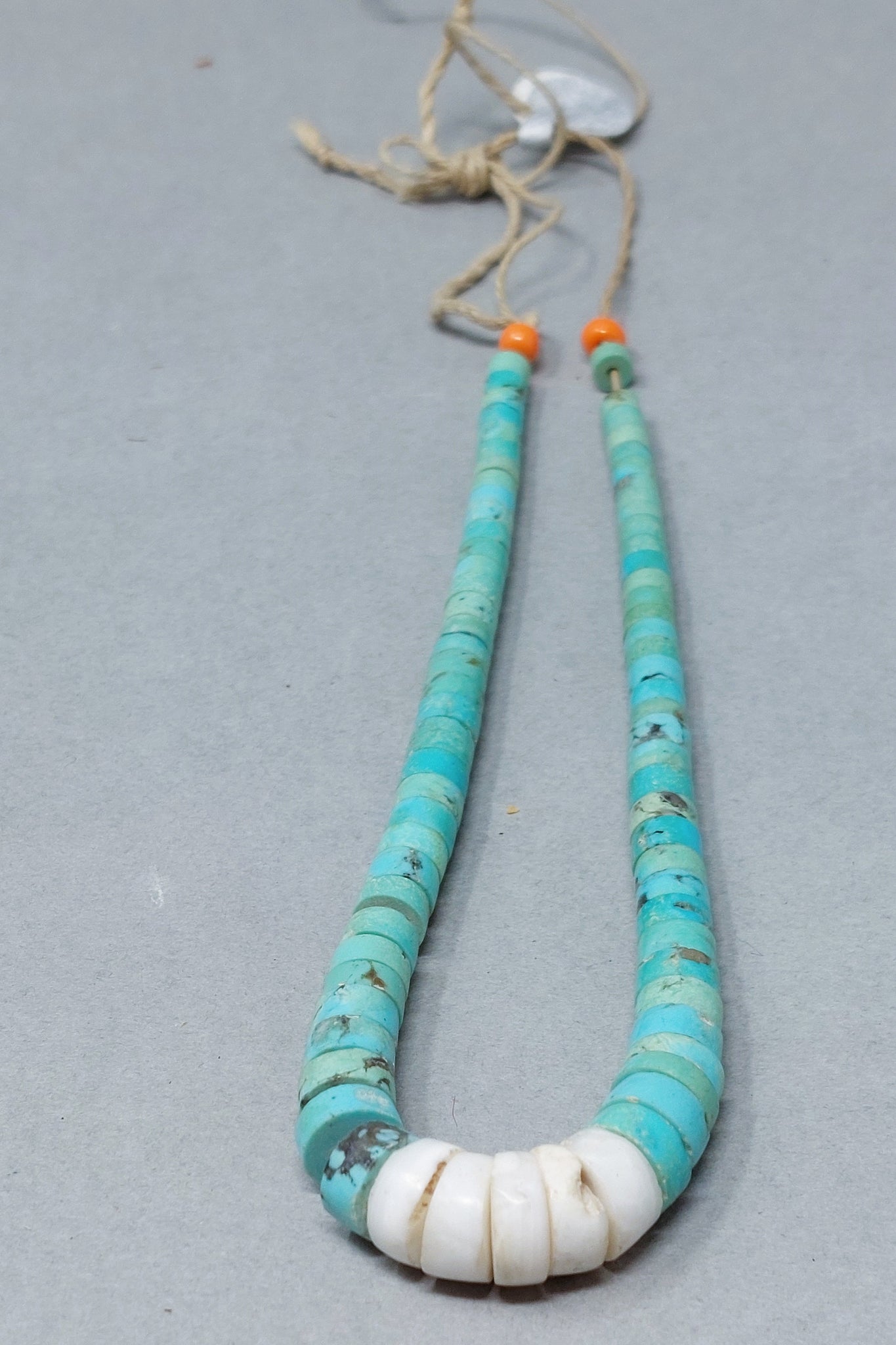 Santa Domingo / Pueblo SINGLE Turquoise &  Shell (heishi) JACLA Pendant \ Drop \ Earrings