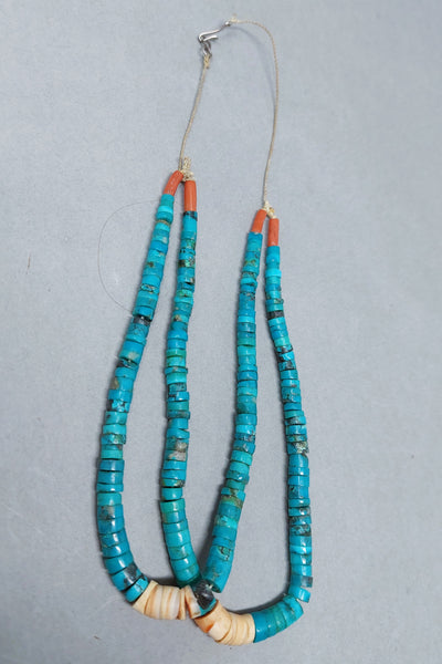 Santa Domingo / Pueblo Shell Turquoise JACLA Pendant \ Drop \ Earrings Necklace