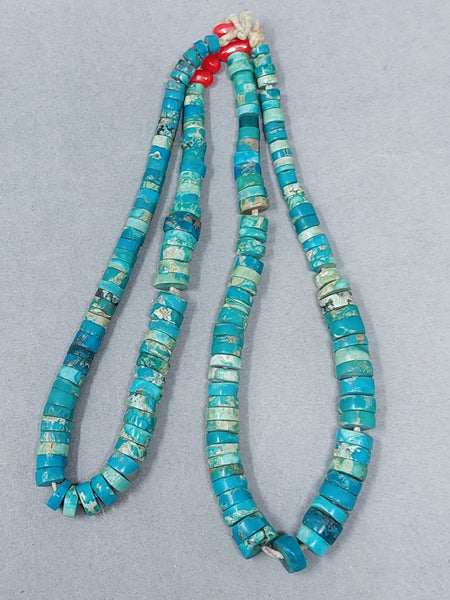 Santa Domingo / Pueblo Shell Turquoise JACLA Pendant \ Drop \ Earrings