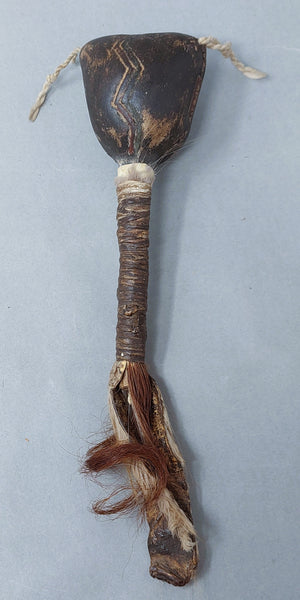 Navajo Scrotum Rattle 19th Century