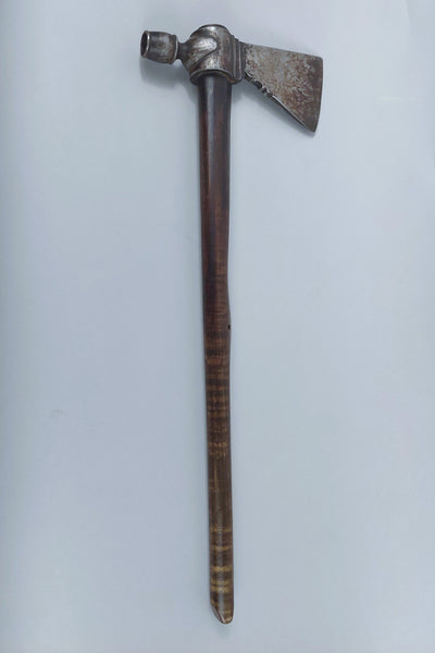 Native American Mid 18th Century Pipe Tomahawk Brass Inlay