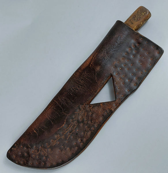 Large Crow Tacked Knife Sheath w/knife Published