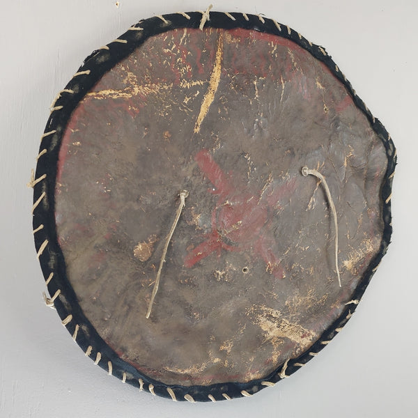 PLains (Crow?) Buffalo Shield with red