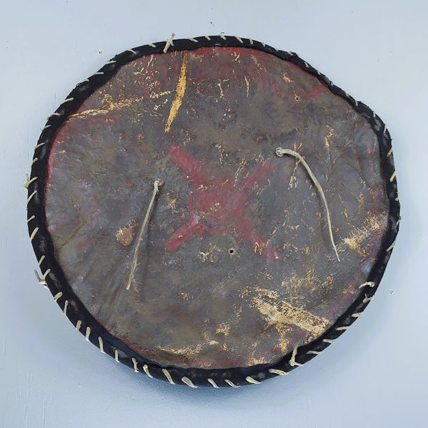 PLains (Crow?) Buffalo Shield with red