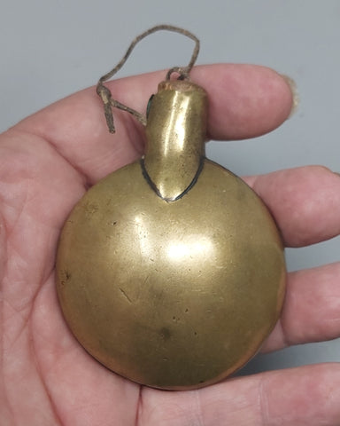 Early Navajo Plain Brass Canteen