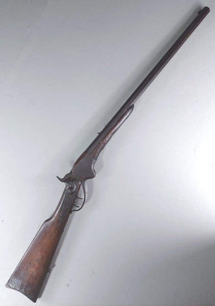 Heavy Barreled Plains Rifle Built on a Model 1860 Spencer Carbine Action