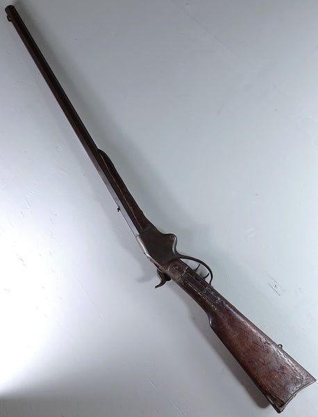 Heavy Barreled Plains Rifle Built on a Model 1860 Spencer Carbine Action