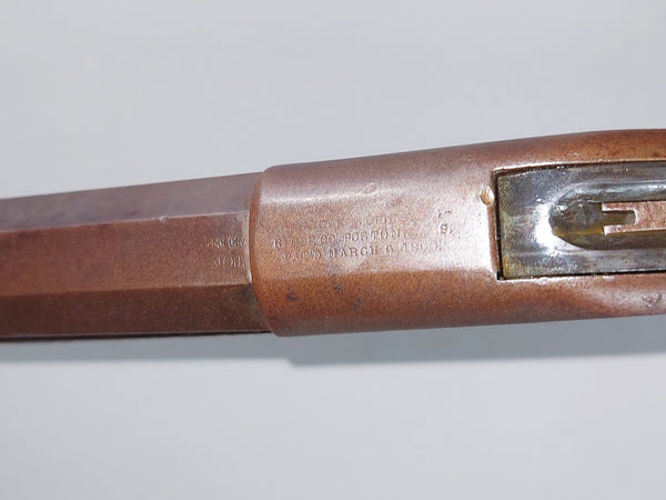 Heavy Barreled Plains Rifle Built on a Model 1860 Spencer Carbine Action