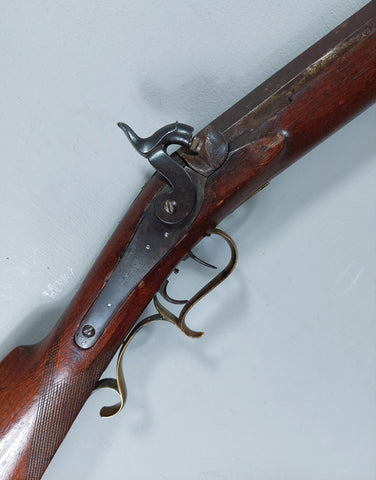 Mid 19th Plains Rifle Mfg by Slotter For A. J. Plate in San Francisco Ca.