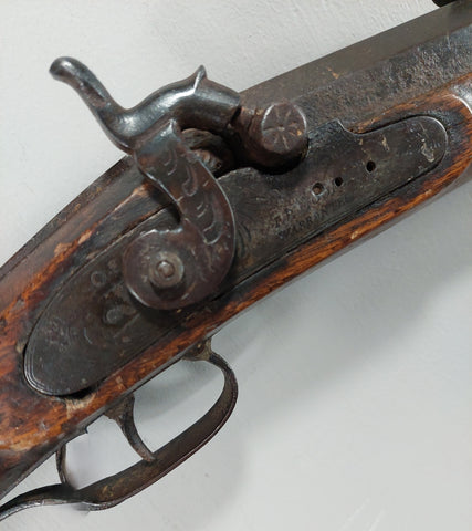 H. E. Demick St. Louis Single Keyed Plains Rifle Percussion Conversion