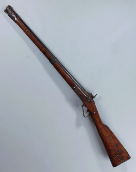 Period Shortened Native American Used 1842 U.S. Springfield Musket with Tacked Stock