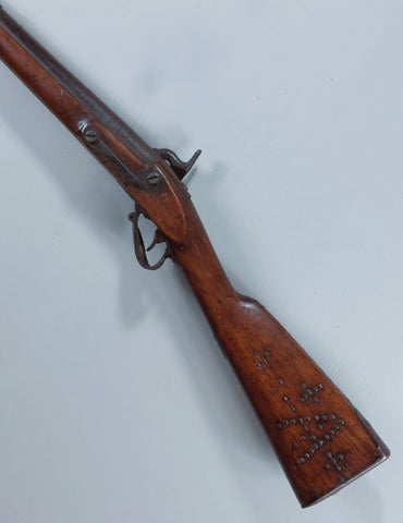 Period Shortened Native American Used 1842 U.S. Springfield Musket with Tacked Stock