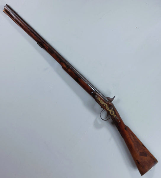 Period Shortened Percussion Northwest Trade Gun with Serpentine Side Plate