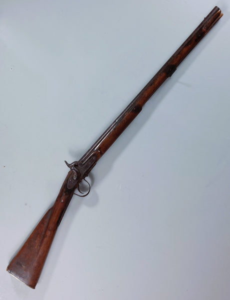 Period Shortened Percussion Northwest Trade Gun with Serpentine Side Plate