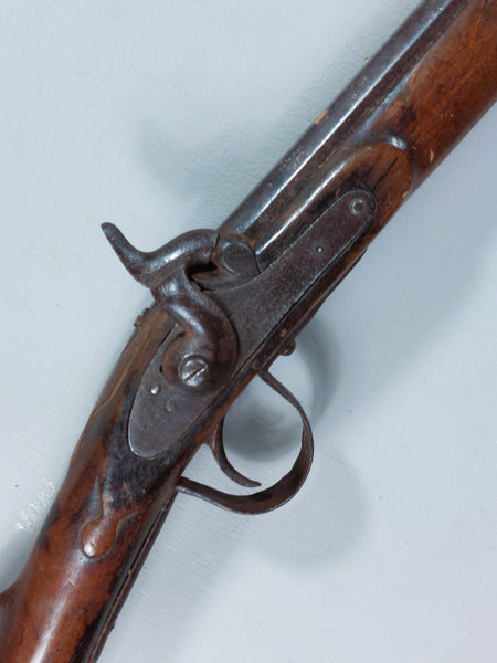 Period Shortened Percussion Northwest Trade Gun with Serpentine Side Plate